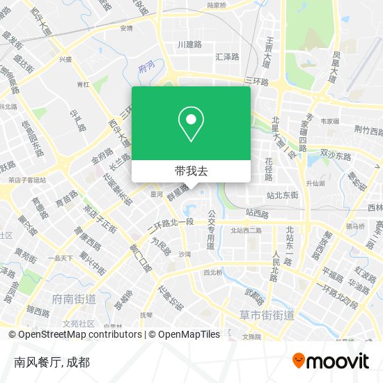 南风餐厅地图