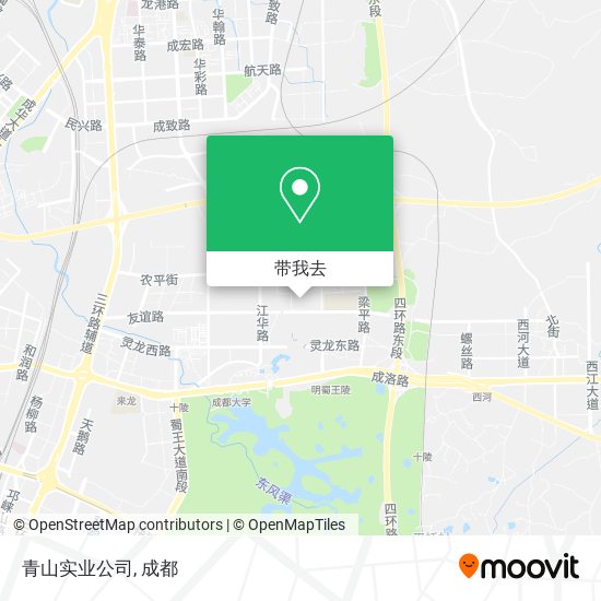 青山实业公司地图