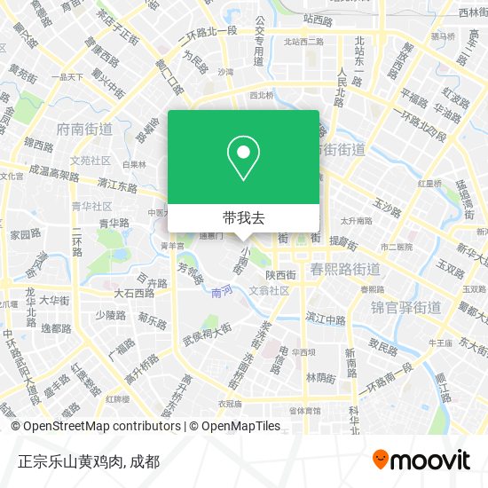 正宗乐山黄鸡肉地图