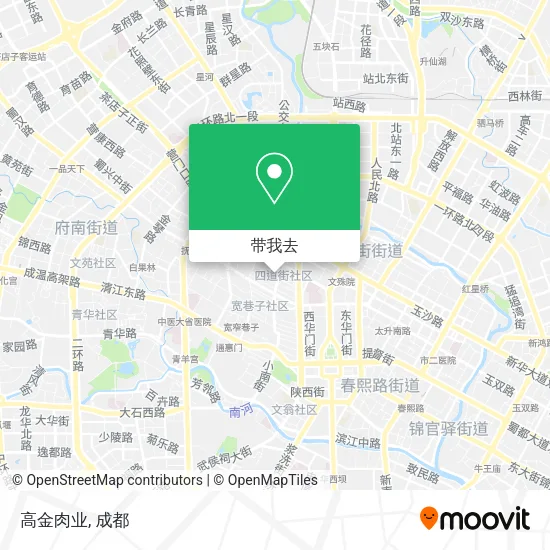 高金肉业地图