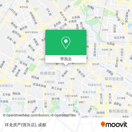 祥龙房产(营兴店)地图