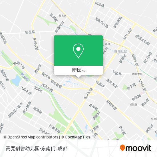 高宽创智幼儿园-东南门地图