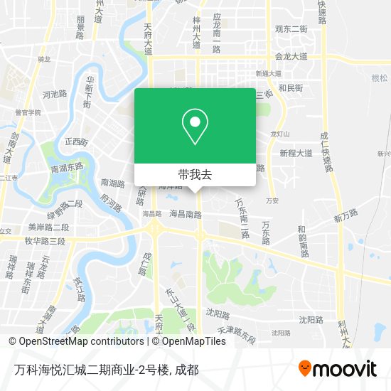 万科海悦汇城二期商业-2号楼地图