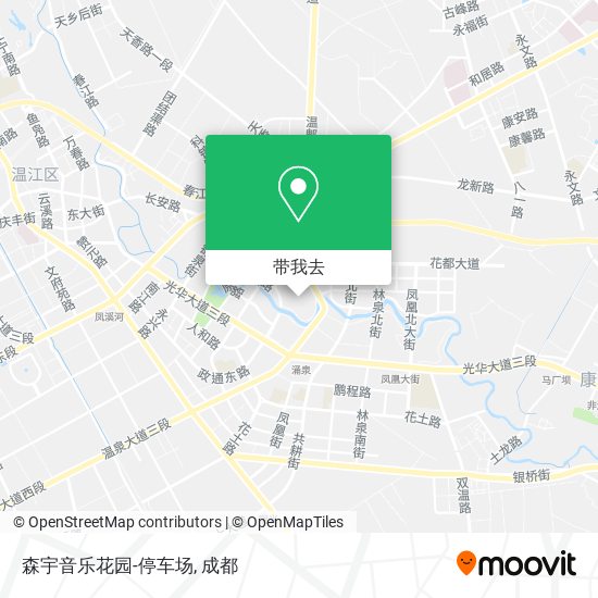 森宇音乐花园-停车场地图