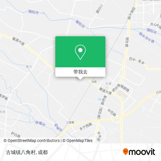 古城镇八角村地图