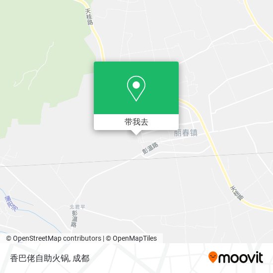 香巴佬自助火锅地图