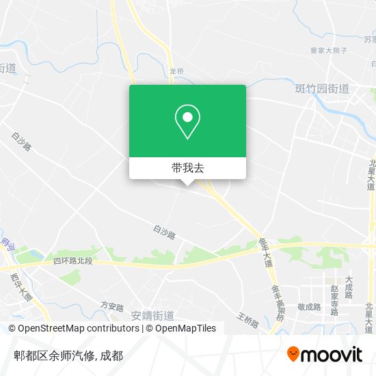 郫都区余师汽修地图