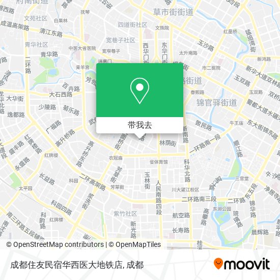 成都住友民宿华西医大地铁店地图