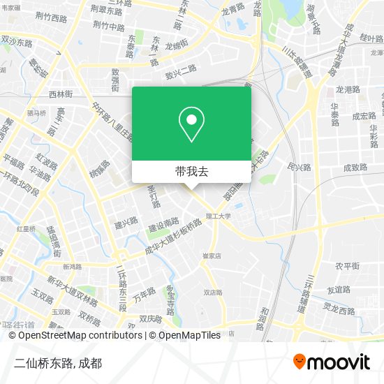 二仙桥东路地图