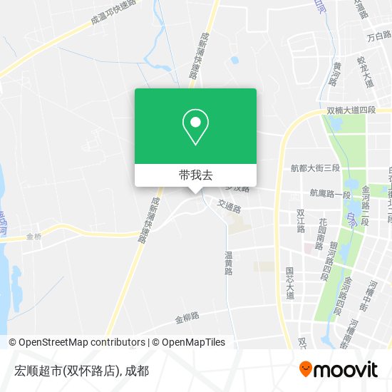 宏顺超市(双怀路店)地图