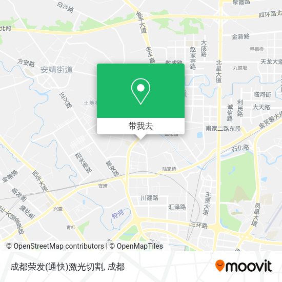 成都荣发(通快)激光切割地图