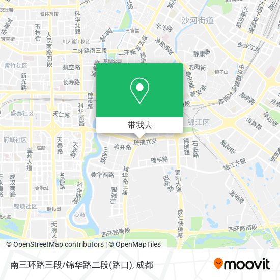 南三环路三段/锦华路二段(路口)地图