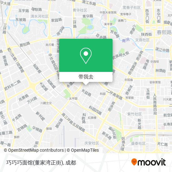 巧巧巧面馆(董家湾正街)地图