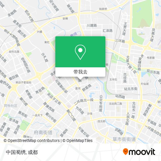 中国蜀绣地图