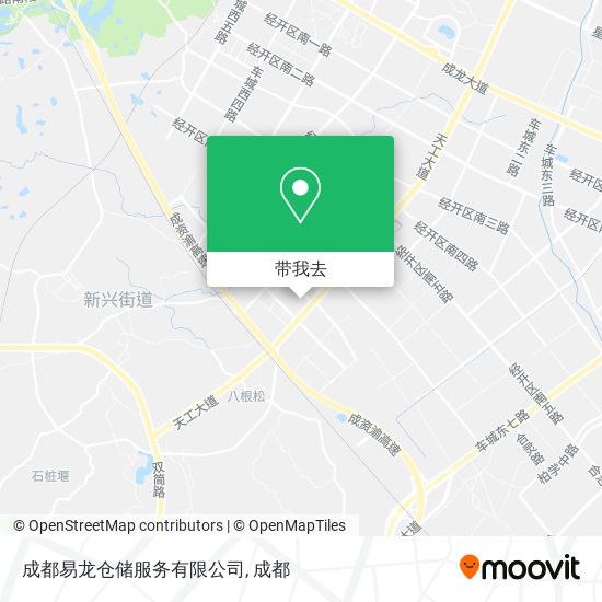 成都易龙仓储服务有限公司地图