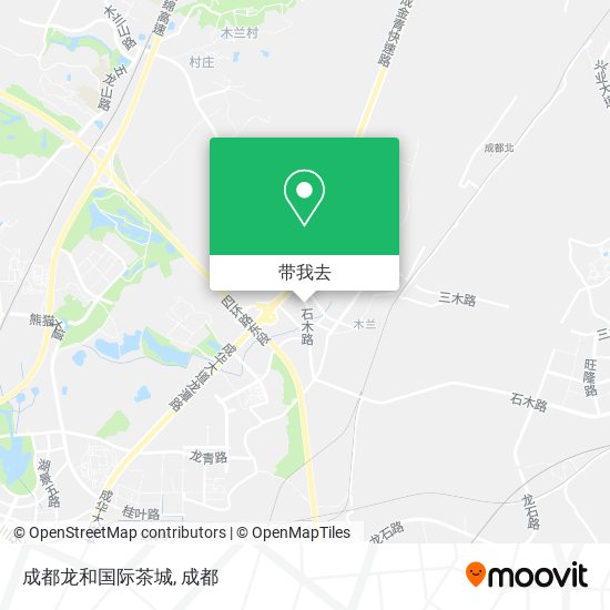 成都龙和国际茶城地图