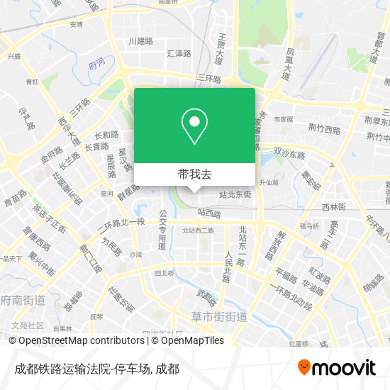 成都铁路运输法院-停车场地图
