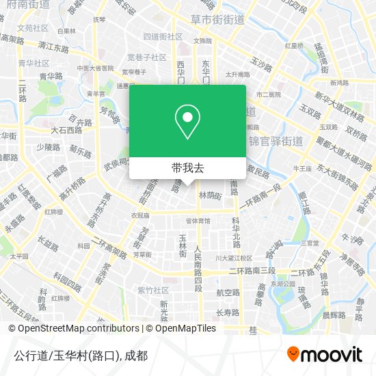 公行道/玉华村(路口)地图