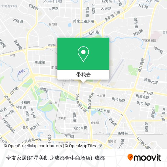 全友家居(红星美凯龙成都金牛商场店)地图