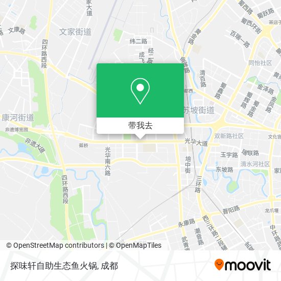 探味轩自助生态鱼火锅地图