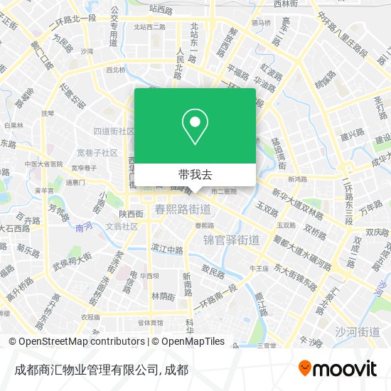 成都商汇物业管理有限公司地图