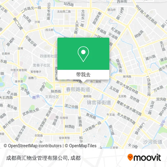 成都商汇物业管理有限公司地图