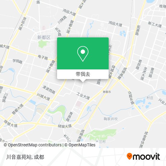川音嘉苑站地图