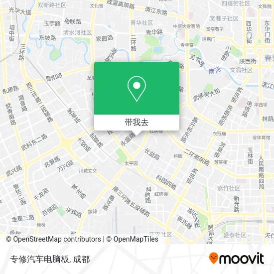 专修汽车电脑板地图