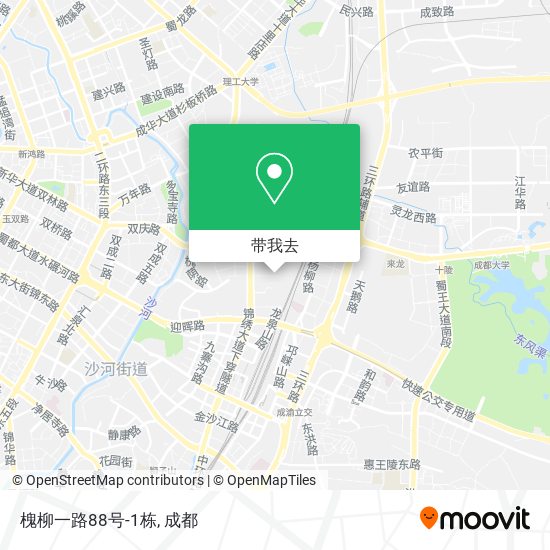 槐柳一路88号-1栋地图