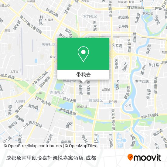 成都象南里凯悦嘉轩凯悦嘉寓酒店地图