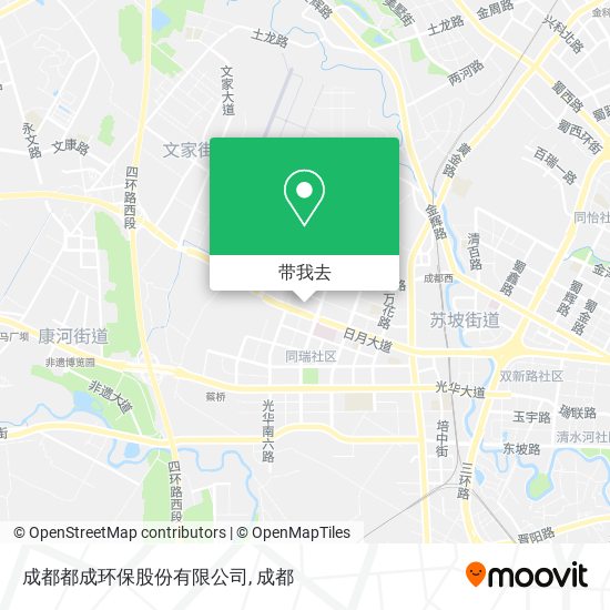成都都成环保股份有限公司地图