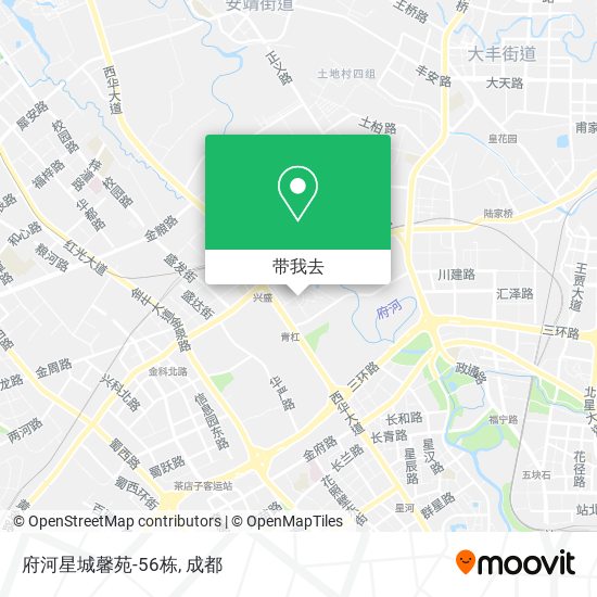 府河星城馨苑-56栋地图