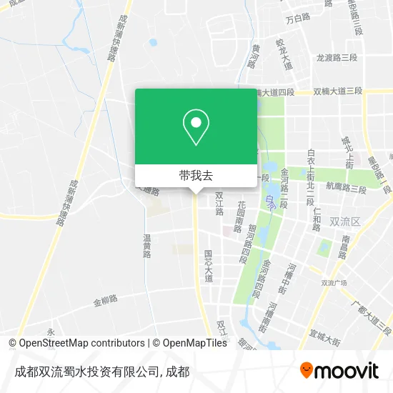 成都双流蜀水投资有限公司地图