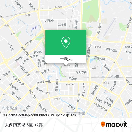 大西南茶城-6幢地图