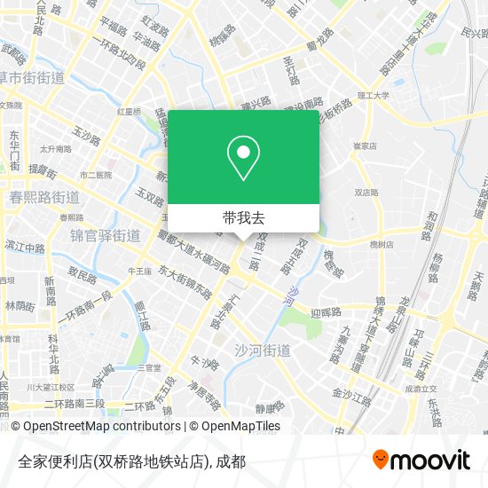 全家便利店(双桥路地铁站店)地图