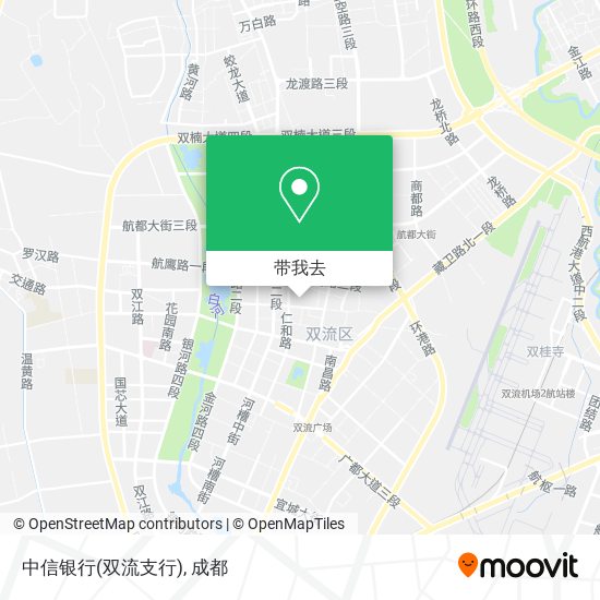 中信银行(双流支行)地图
