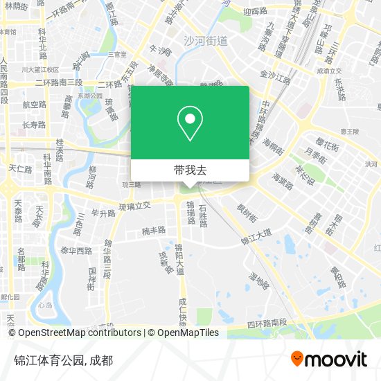 锦江体育公园地图
