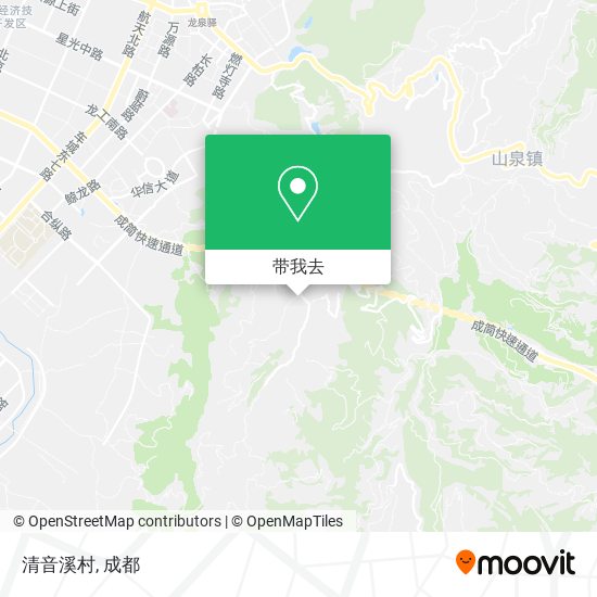 清音溪村地图