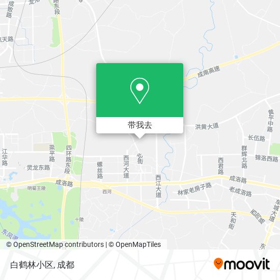 白鹤林小区地图