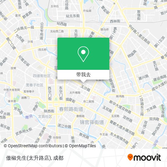 傲椒先生(太升路店)地图