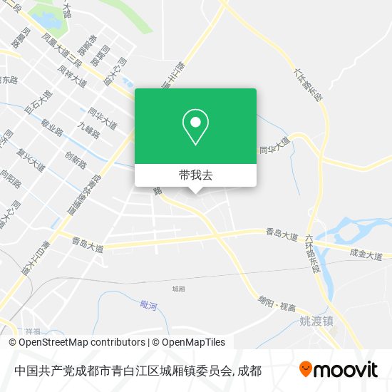 中国共产党成都市青白江区城厢镇委员会地图