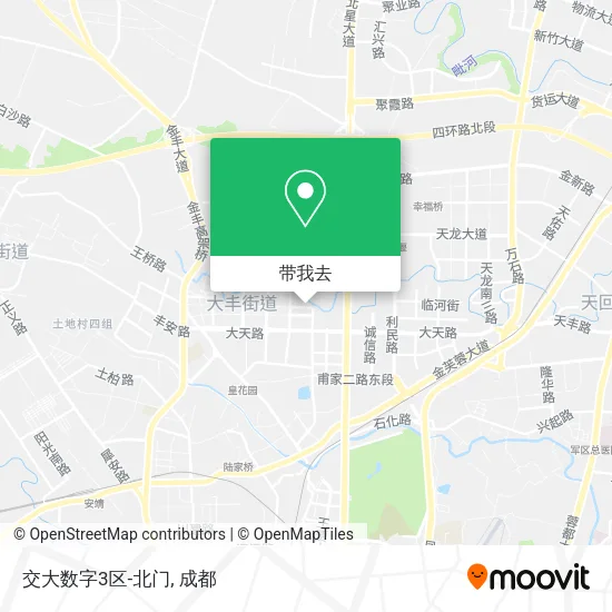 交大数字3区-北门地图