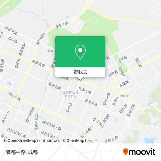驿都中路地图