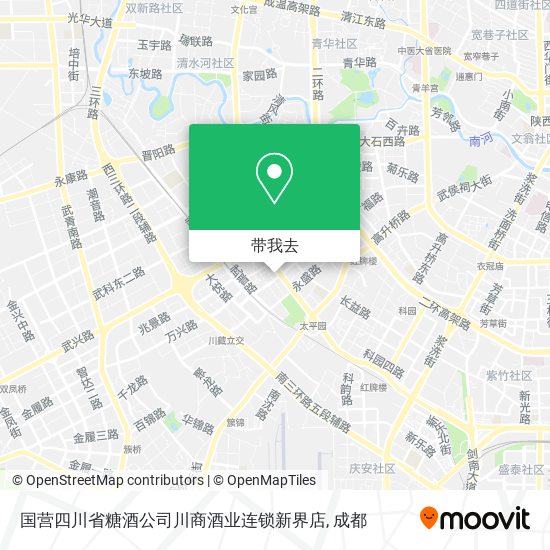 国营四川省糖酒公司川商酒业连锁新界店地图