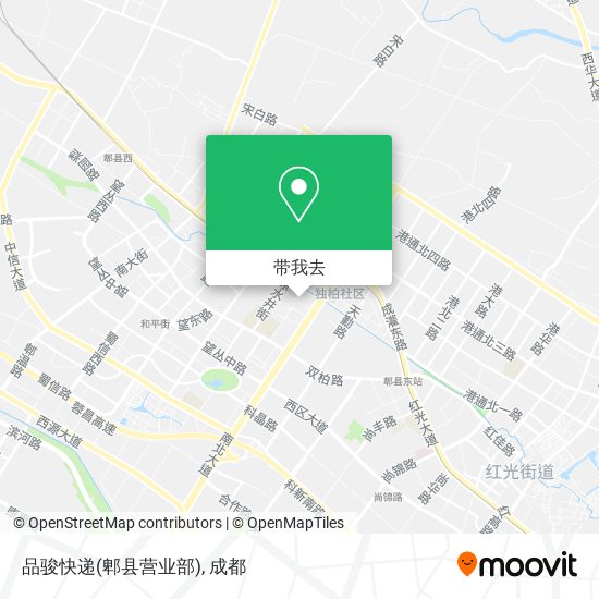 品骏快递(郫县营业部)地图