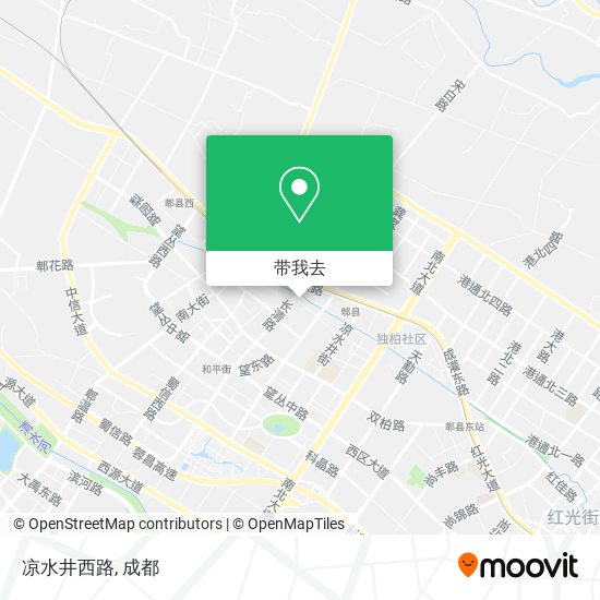 凉水井西路地图
