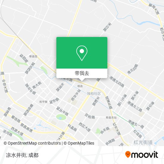 凉水井街地图