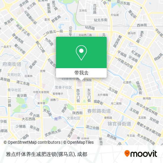 雅点纤体养生减肥连锁(骡马店)地图