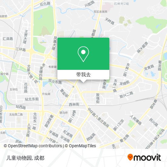 儿童动物园地图