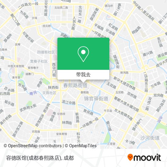 容德医馆(成都春熙路店)地图